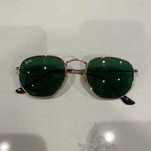 Ray Ban Hexagonal Flat Lenses- Brand new
